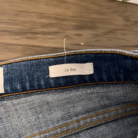 FRAME DENIM LE BOY ANKLE CROPPED RAW SIZE HEM 27 - Picture 11 of 16